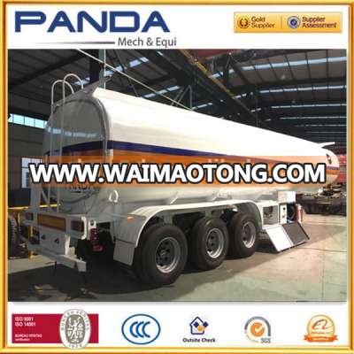 Panda 3 Axle Fuel Tanker Trailer 40CBM Diesel Fuel Tank For Sale