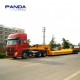 Panda 3 axles concave type low bed truck trailer for sale