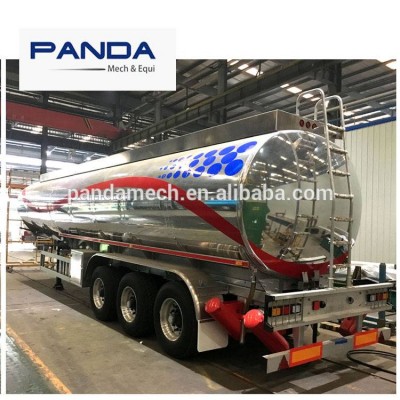 Pandamech Aluminum Alloy 3-Axle Fuel Oil Tanker Ship With Manhole Cover 42000 Liters Oil Tanker Vessel For Sale