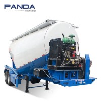 30t Bulk Cement Silo Truck Powder Material Tanker Semi Trailer For Sale