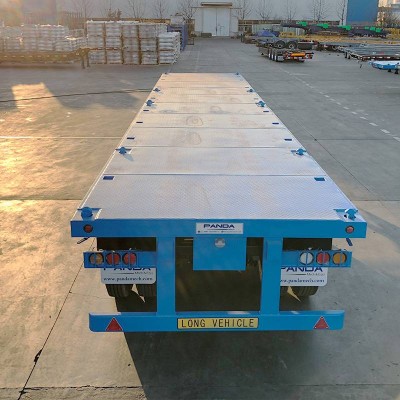 Heavy Duty Flatbed Trailer 3 Axle 40feet Flat Bed Semi Truck Trailer Load Capacity For Sale In Kenya