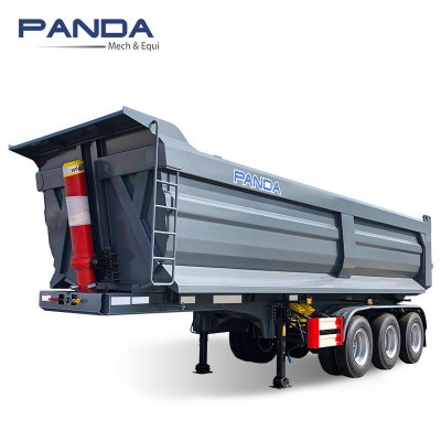 New Design 3 Axle Real Dump Semi-trailers Tip Tipper Trailer For Sale In Jamaica