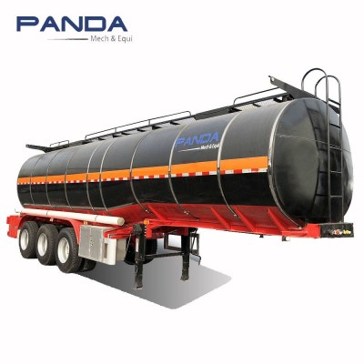 Panda Insulated Bitumen Transport Tanker Semitrailer,30cbm Heated Asphalt Tanker For Sale