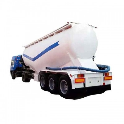 V shape 3 axle cement tanker trailer,powder material transport tank semi-trailer with volume optional