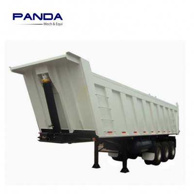 widely used 3 Axle tipper truck trailer 40ton dump truck for bulk materials transportation