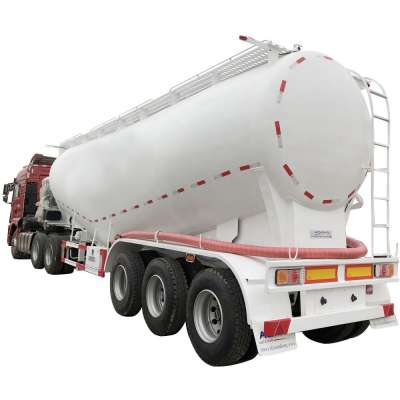 High quality V shape 45 cbm bulk ciment truck trailer, ciment bulker or cement bulker tank for sale