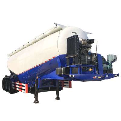 PANDA tri-axle pulverized fly ash coal ash powder tank trailer truck for sale